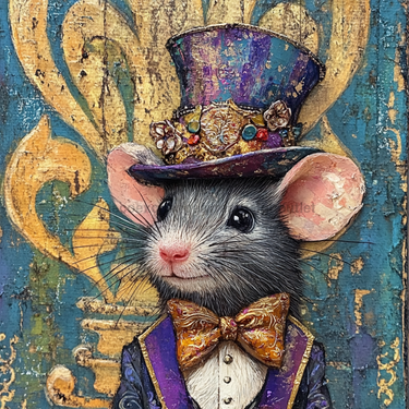 Mardi Gras Sign, Mouse Sign, DCO-13122, Sign For Wreath, 10x10